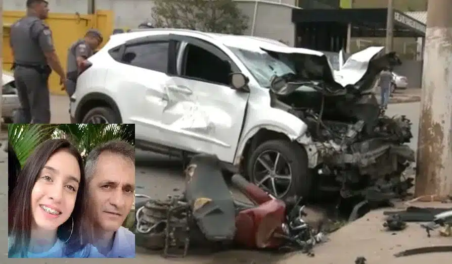 Tragedia en Sao Paulo; fallece padre e hija atropellados por un vehículo en persecución