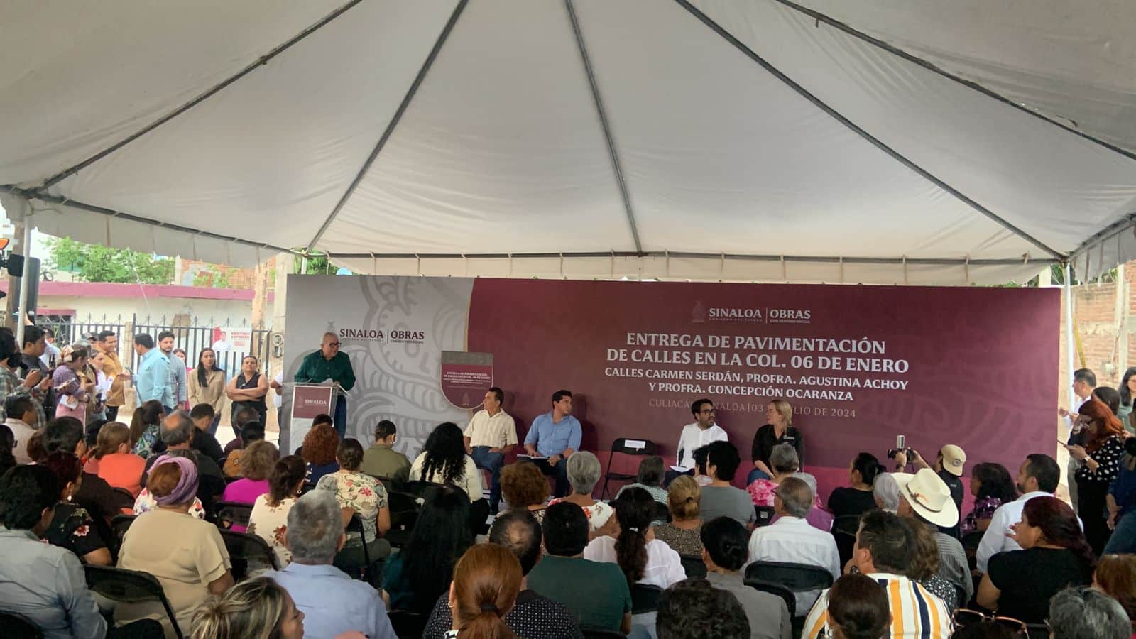 Asamblea con los vecinos de las colonias 6 de Enero e Ignacio Allende