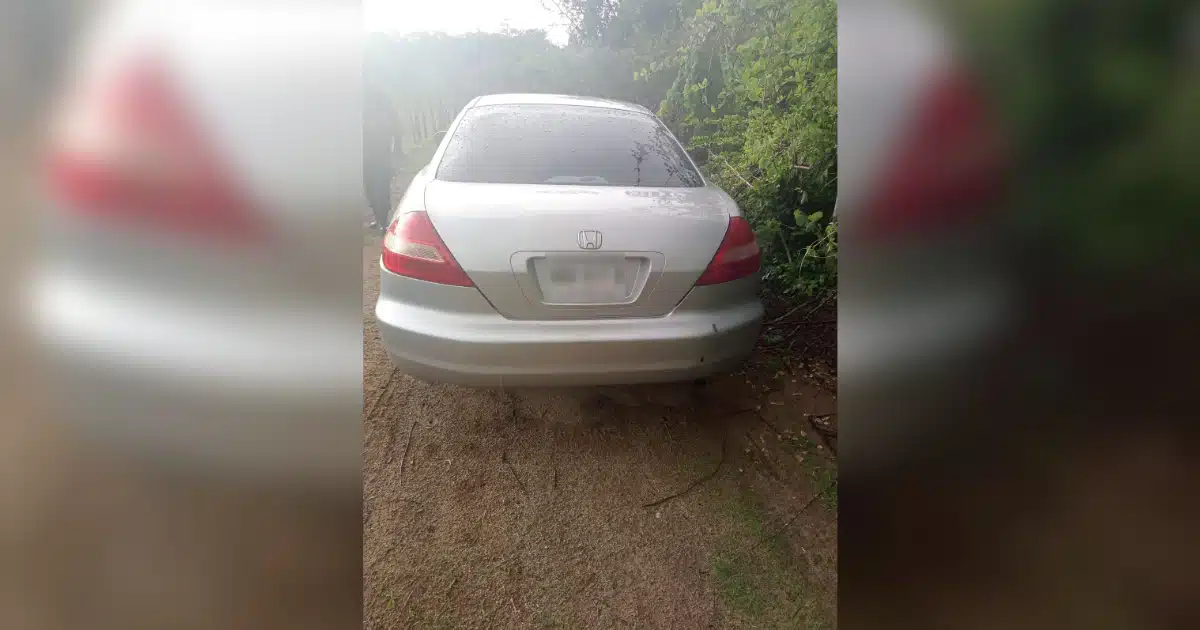 Vehículo con reporte de robo en Mazatlán recuperado en Concordia