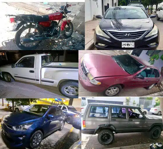 Vehículos recuperados en 13 días en Culiacán