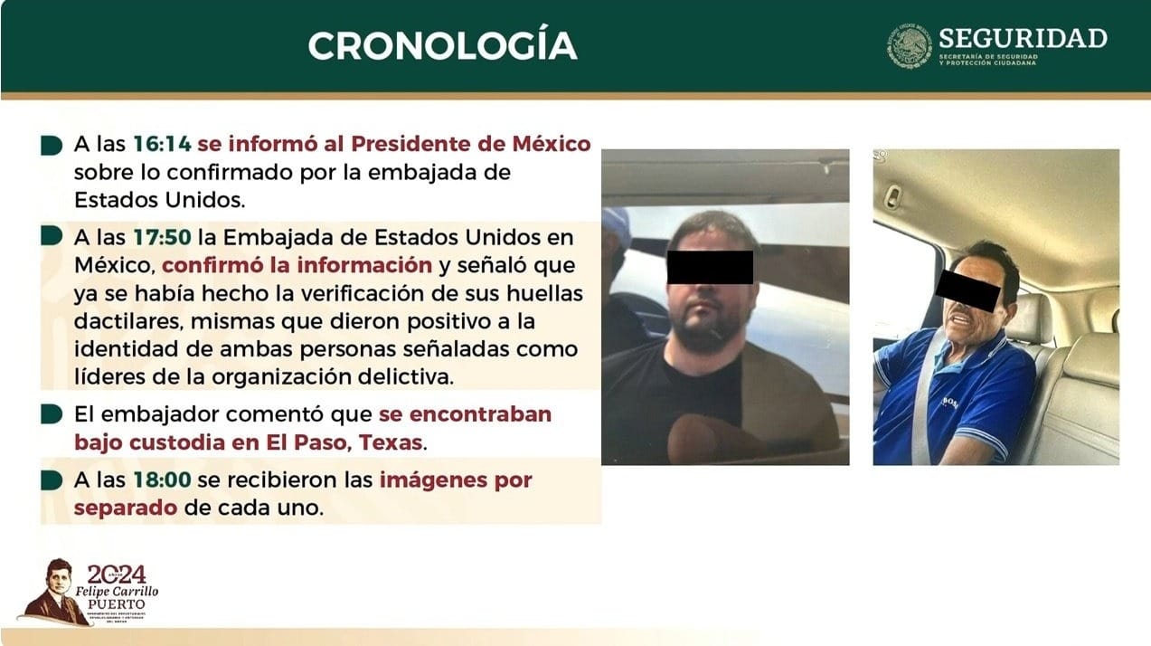 Ismael “El Mayo” Zambada García y de Joaquín Guzmán López