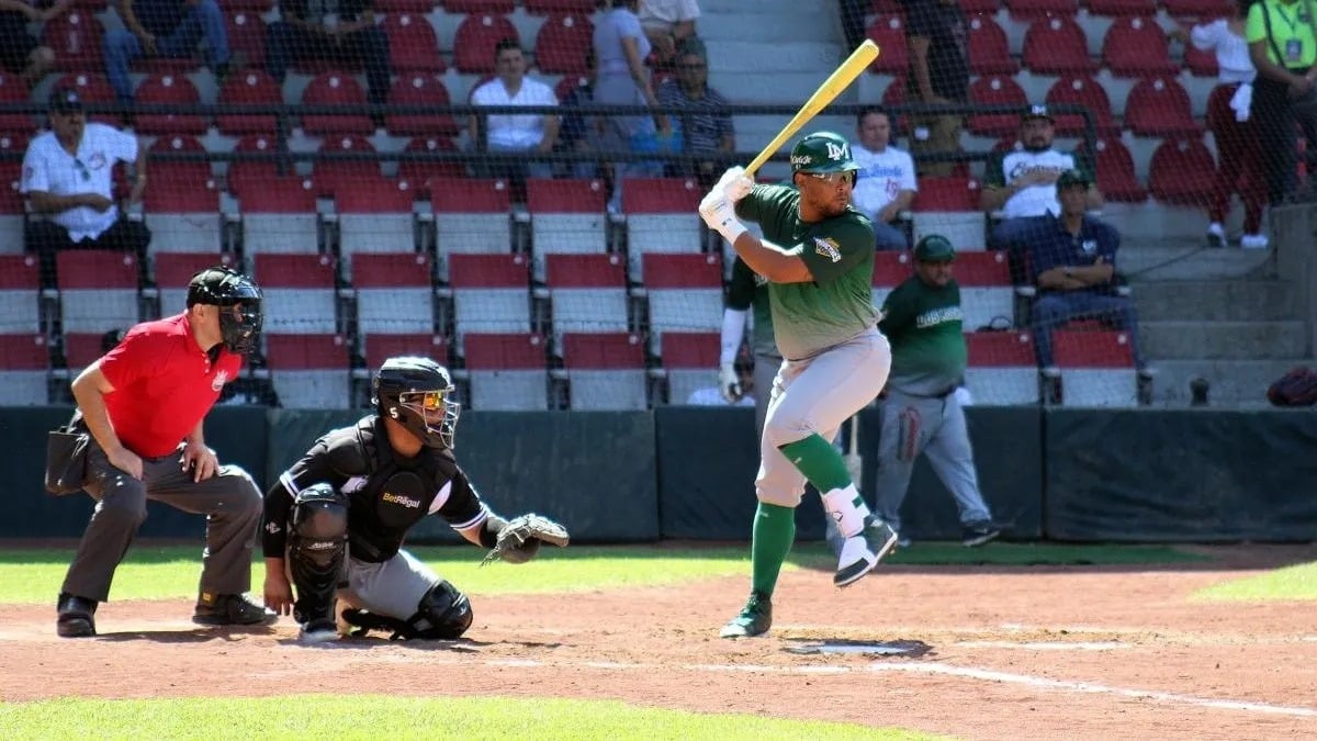 Yasmany Tomás, de Cañeros de Los Mochis, en el evento en 2023