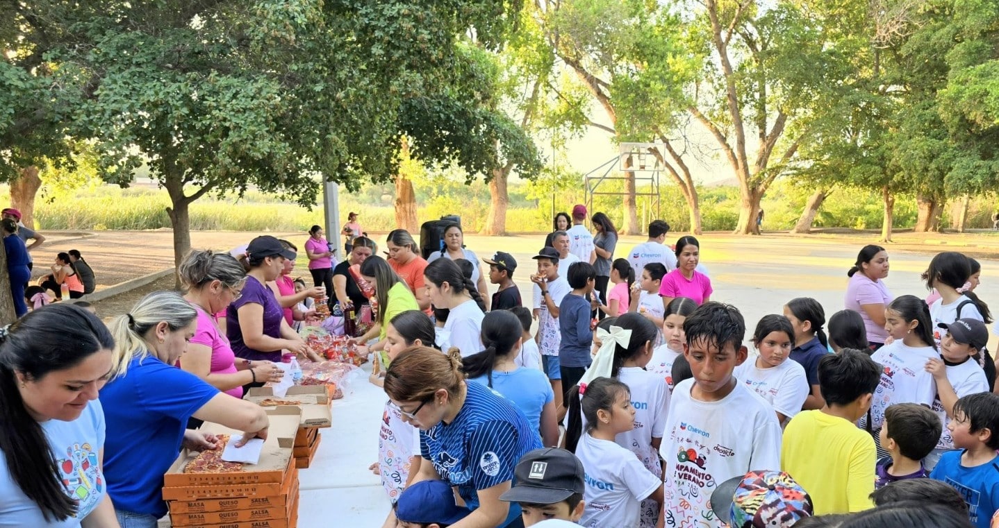 Evento de clausura de campamento del IMDA