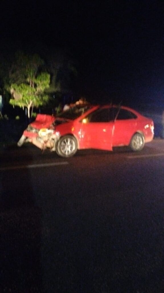 choque por la carretera Escuinapa-Teacapan