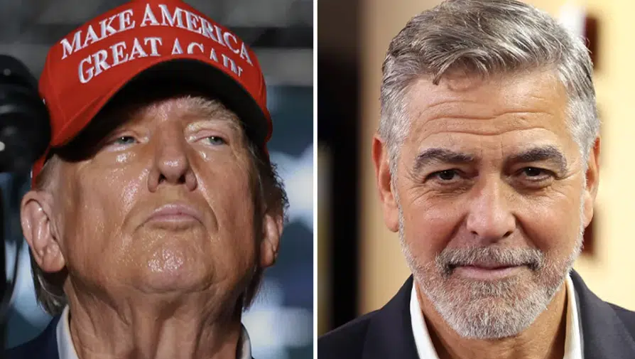 Donald Trump y George Clooney