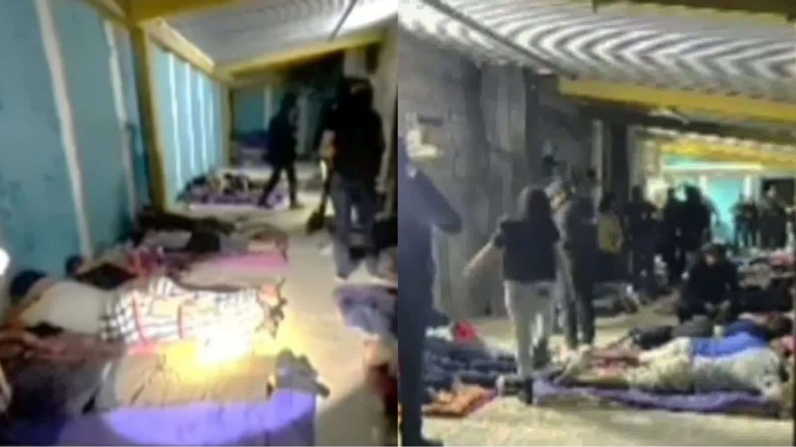 Habitación con migrantes