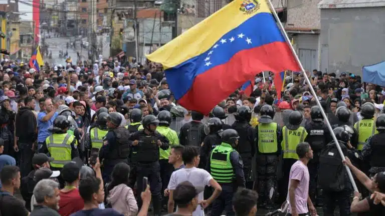 Protesta en Venezuela en contra de Nicolás Maduro