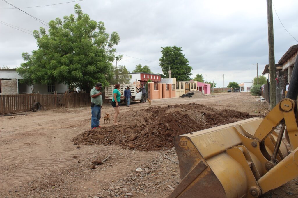 Trabajos de interconexión para la red de agua potable