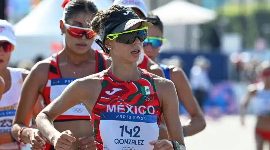 Alegna González obtiene la quinta posición en atletismo marcha 20 km