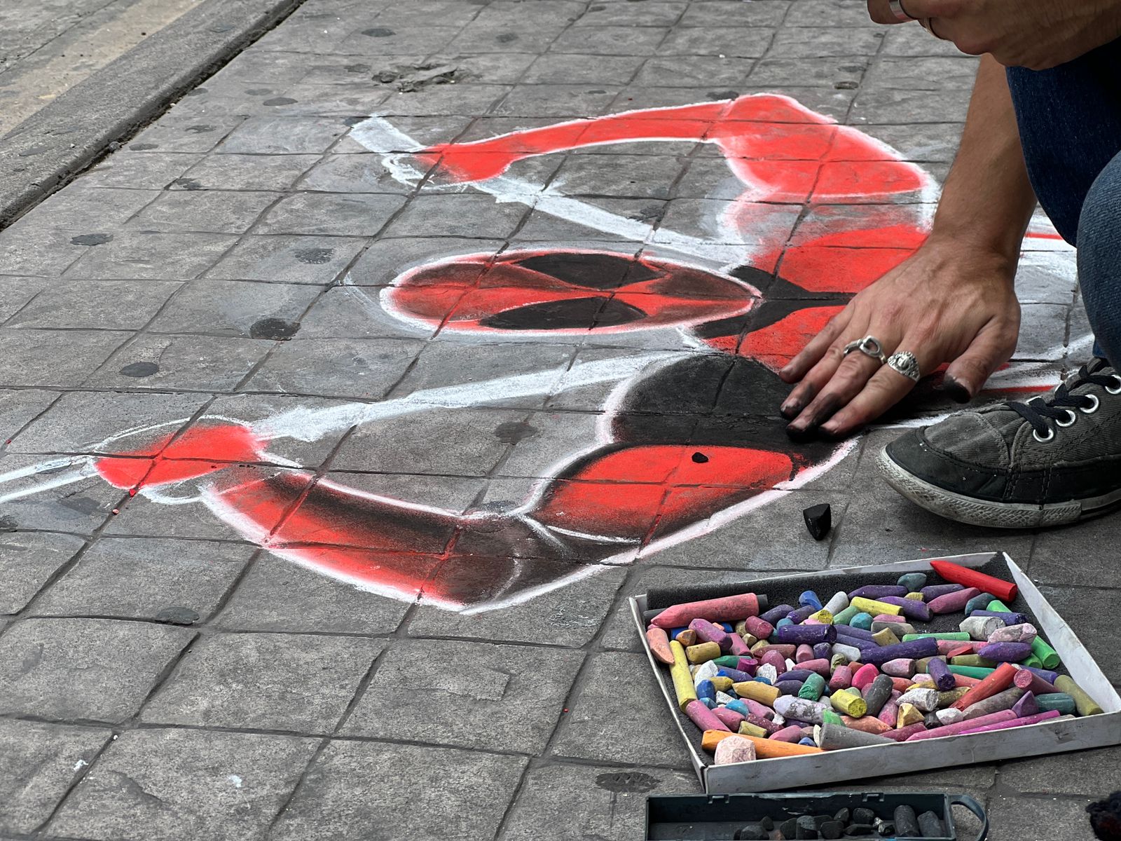 Dibujo de Deadpool hecho por Juan Carlos