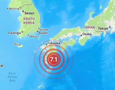 Sismo en Japón