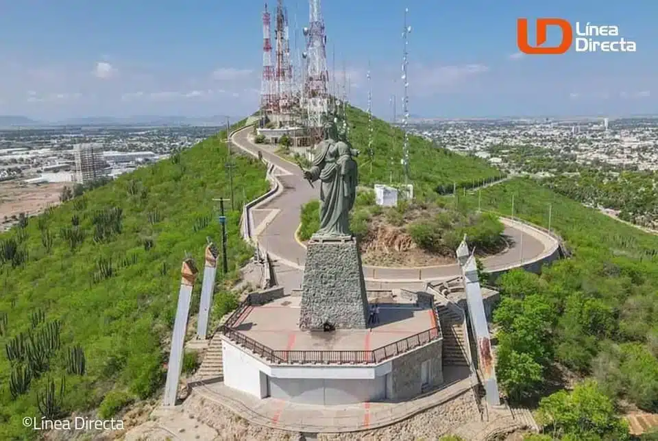 Cerro de la Memoria, lugar donde se detuvieron a tres personas por cometer faltas al Bando de Policía y Buen Gobierno.