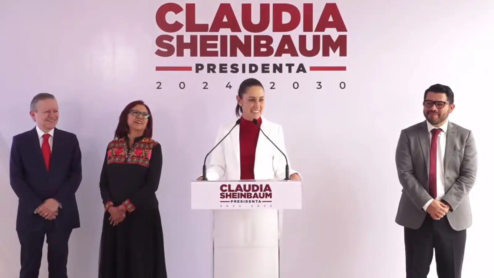 Claudia Sheinbaum presenta más miembros de su gabinete ampliado