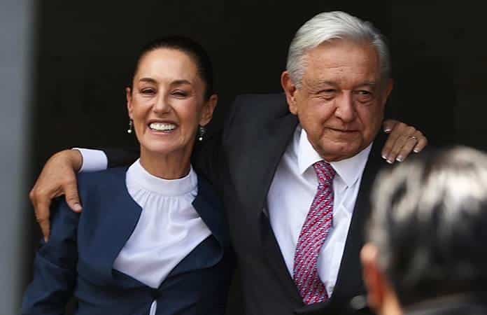Claudia Sheinbaum y AMLO