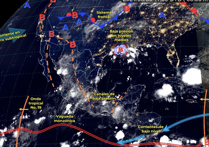Clima México para este viernes 30 de agosto