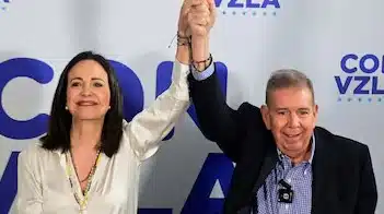 Corina Machado y Edmundo González