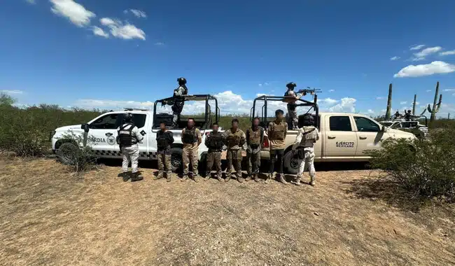 Detenidos por la Guardia en Sonora