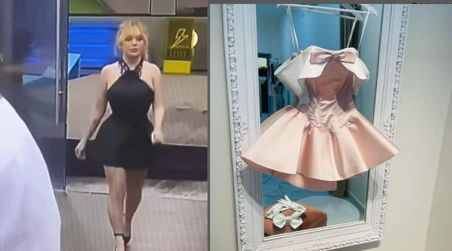Vestidos de Briggitte en La Casa de los Famosos