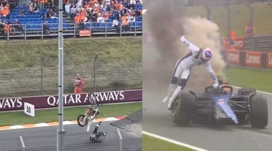 Accidentes en la F1 del GP de Países Bajos