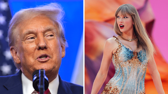 Donald Trump comparte imágenes alteradas de Taylor Swift