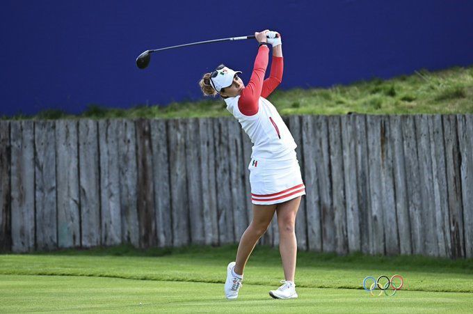 Gaby López en su debut en el Golf Femenil de París 2024