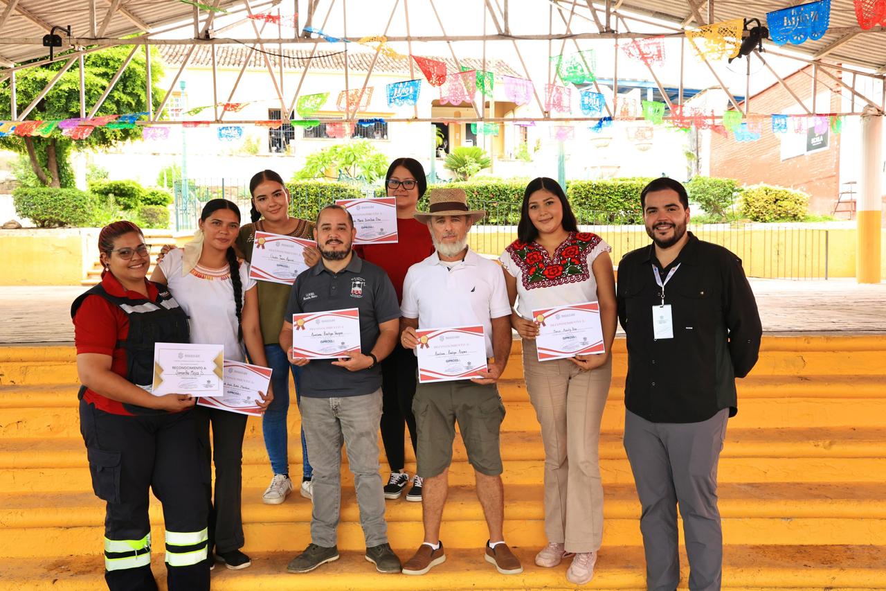 Capacitación de primeros auxilios en La Noria
