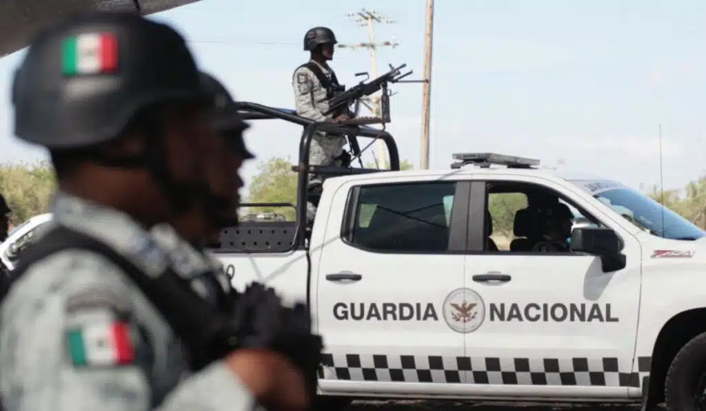 Elementos de la Guardia Nacional en Sinaloa