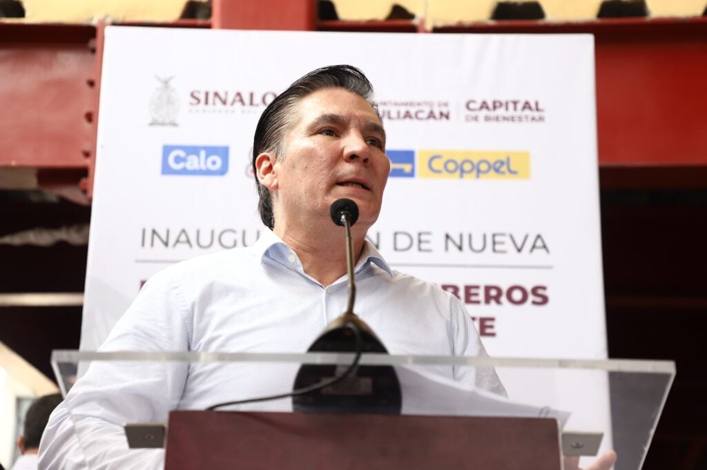 Inauguración de la nueva estación de Bomberos La Conquista, en Culiacán