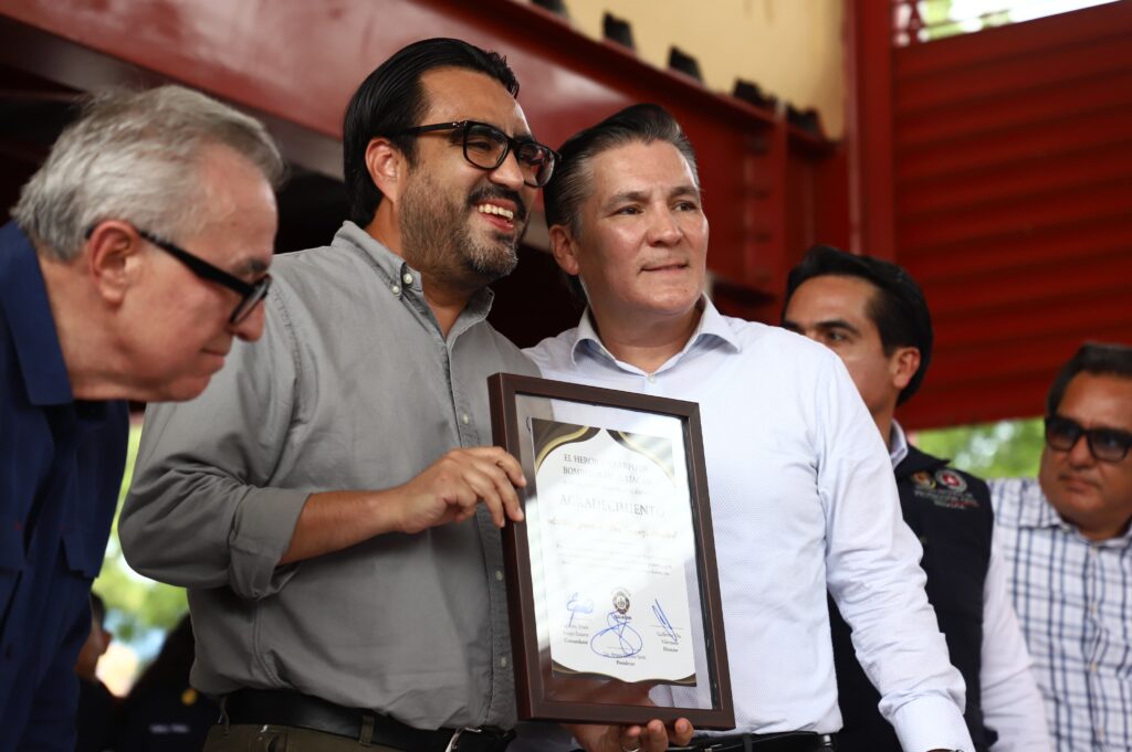 Inauguración de la nueva estación de Bomberos La Conquista, en Culiacán