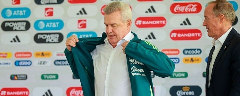 Javier Aguirre en su presentación como DT de México