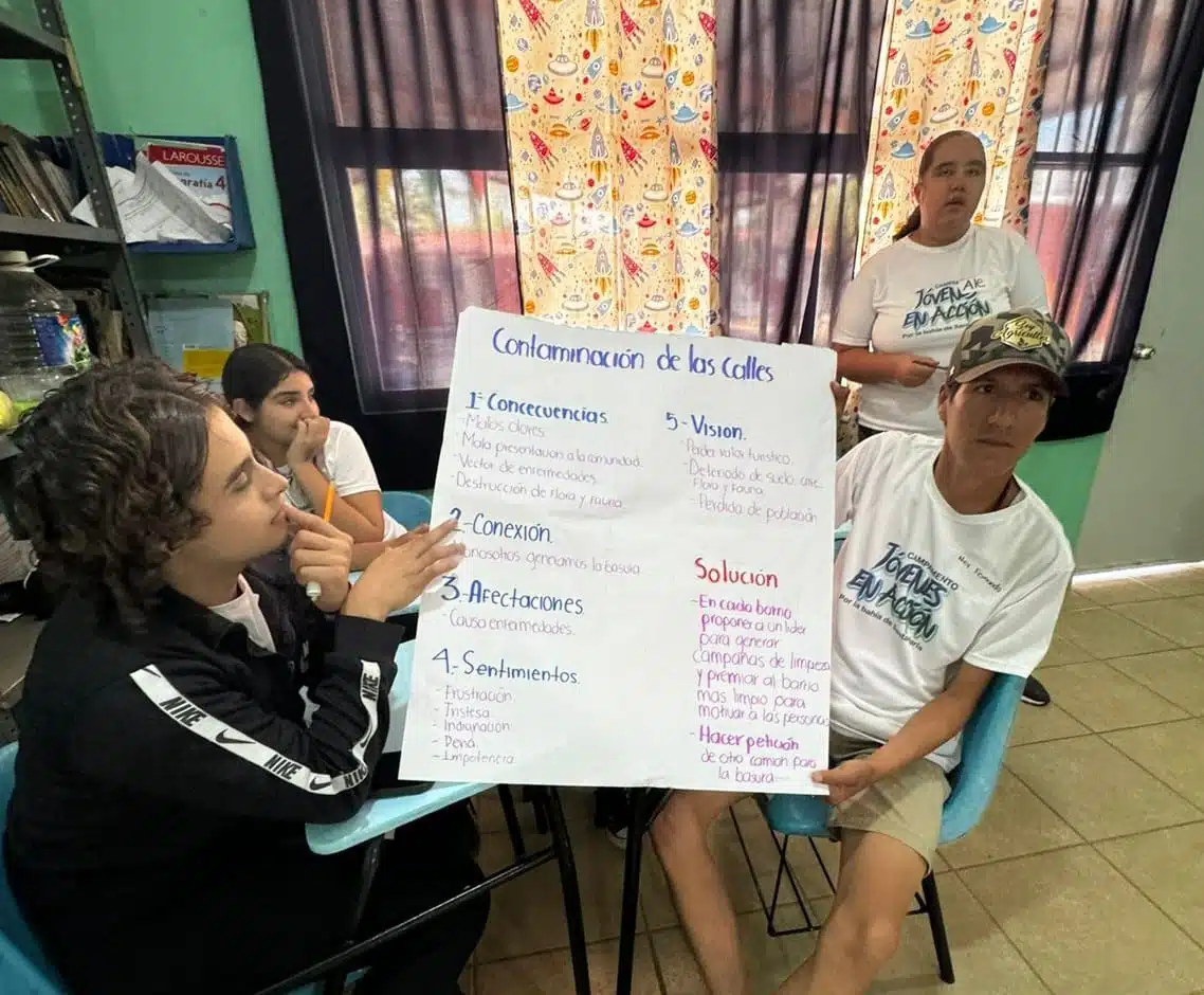 Taller de liderazgo "Jóvenes en Acción por la Bahía Santa María"