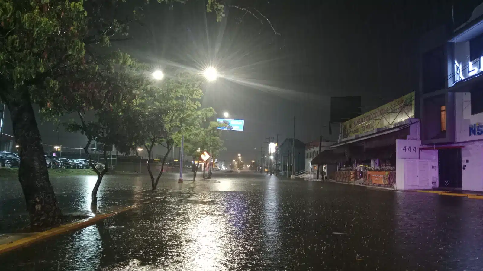 Lluvia madrugada martes en mazatlán fué de 30mm