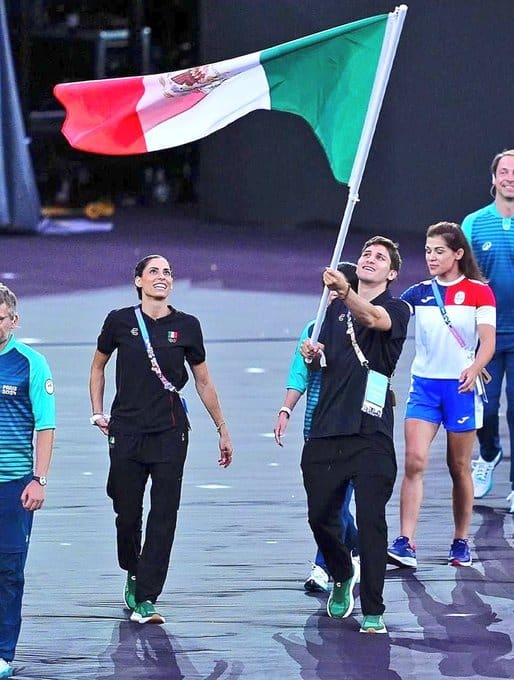 Marco Verde en la clausura de los Juegos Olímpicos París 2024