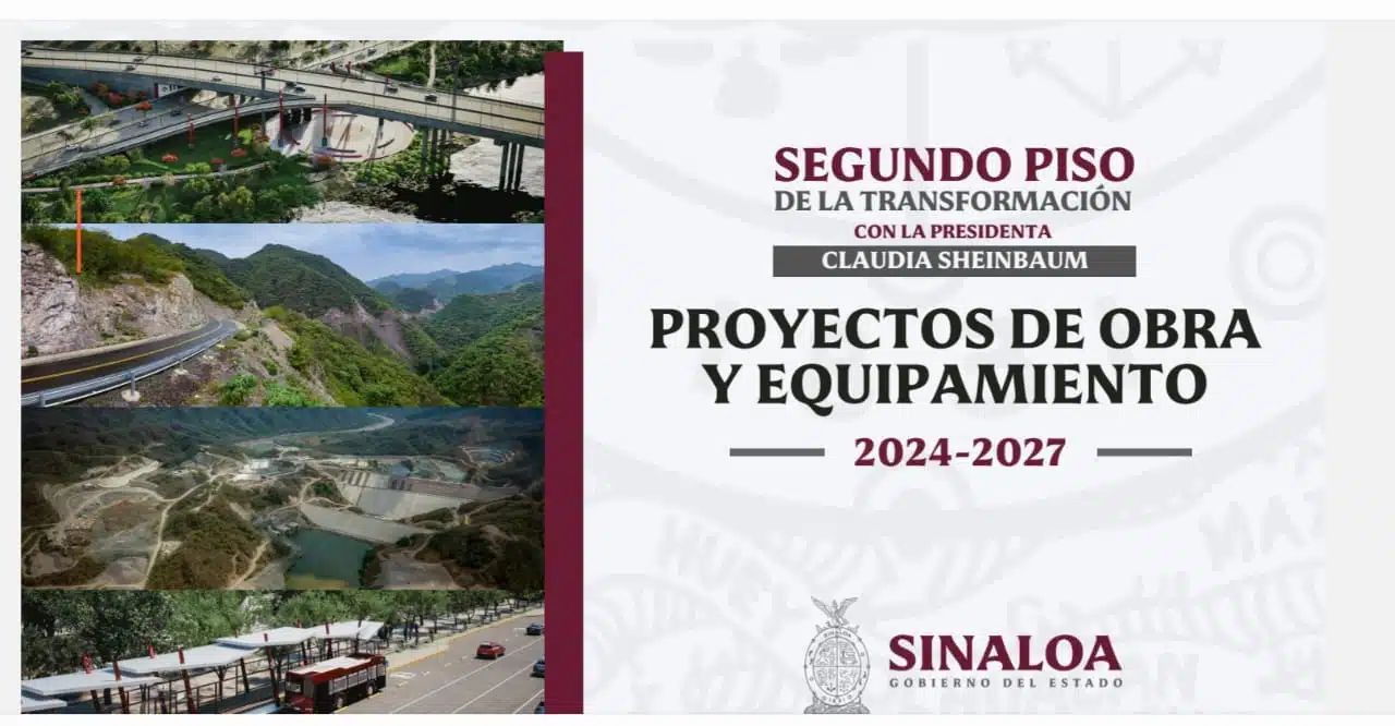 Millonarias obras anuncia el Gobernador Rubén Rocha para Mazatlán