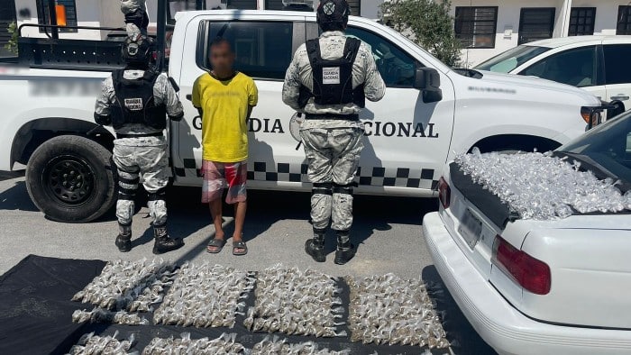 Narcomenudista detenido en Nuevo León