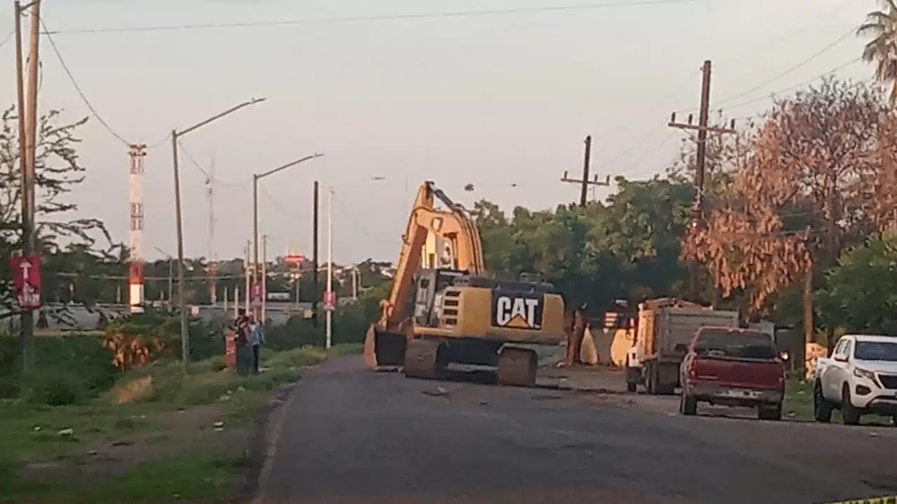 Obras en el Eje Federalismo Culiacán