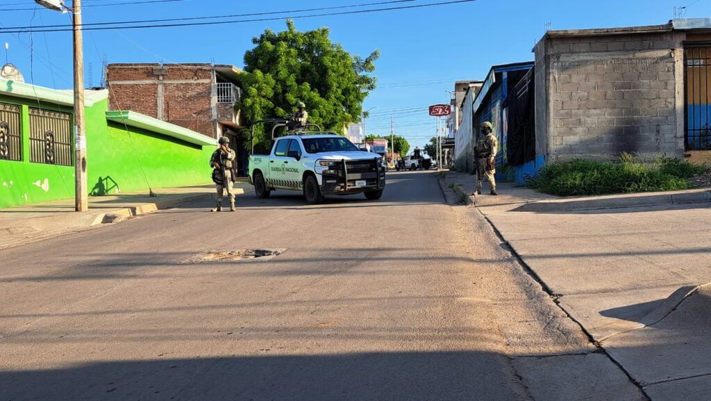 Operativo militar y de la Guardia Nacional en Culiacán 