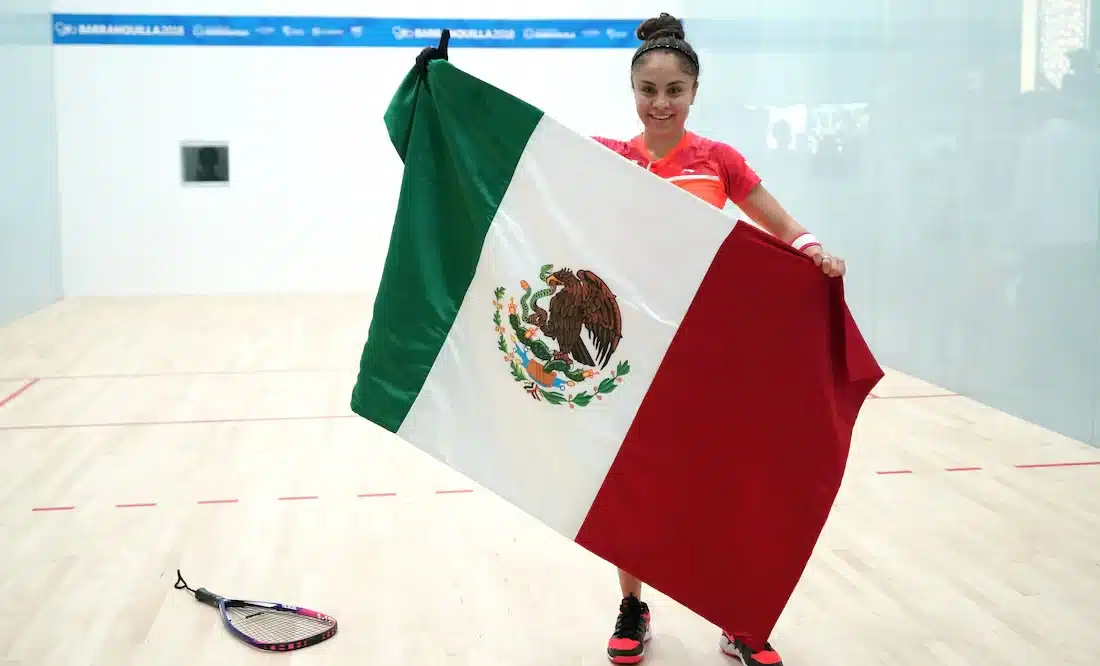 Paola Longoria alza la bandera de México en la Copa del Mundo de Raquetbol