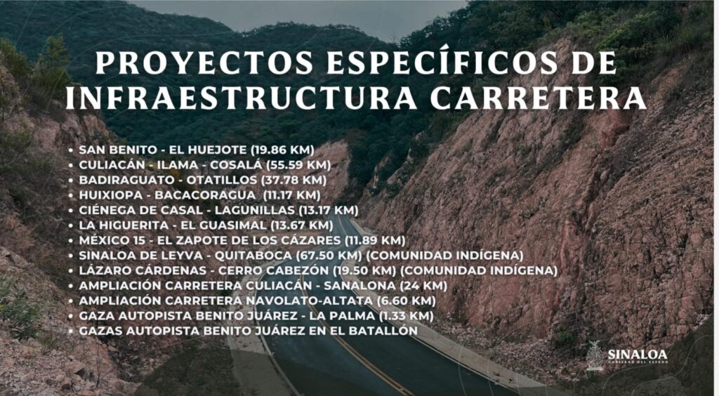 Proyectos de obras anunciadas para Guasave y Sinaloa municipio