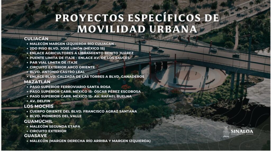 Proyectos de obras anunciadas para Guasave y Sinaloa municipio