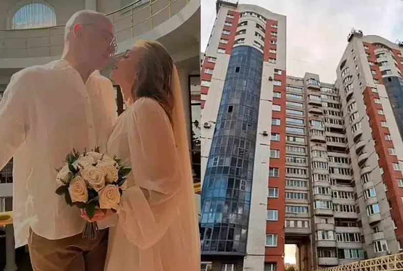 ¡En su noche de bodas! Mujer pierde la vida tras caer del piso 15 de un edificio