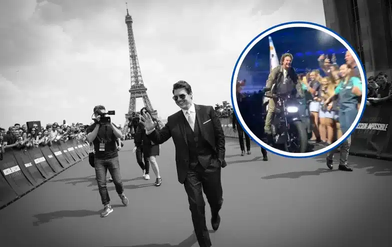 TOM CRUISE PARÍS 2024 batuta moto