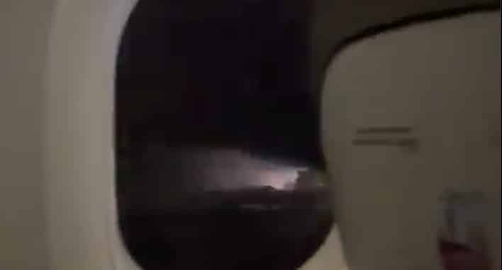 Tormenta desde las alturas