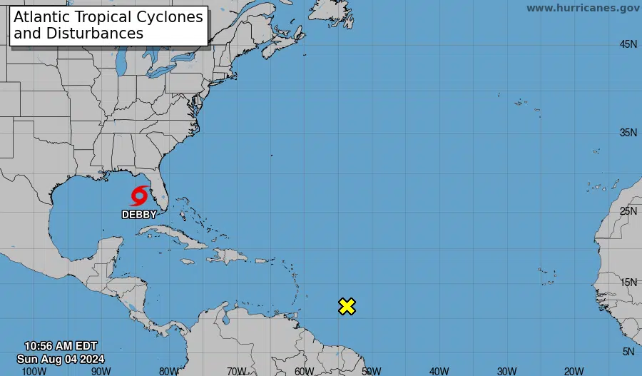 Se activan las alarmas en Florida; “Debby” podría impactar con fuerza huracanada