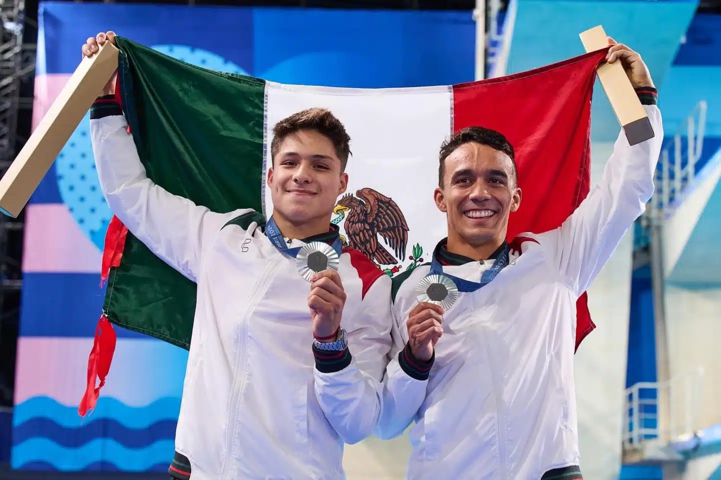 Osmar Olvera y Juan Celaya Clavadistas mexicanos