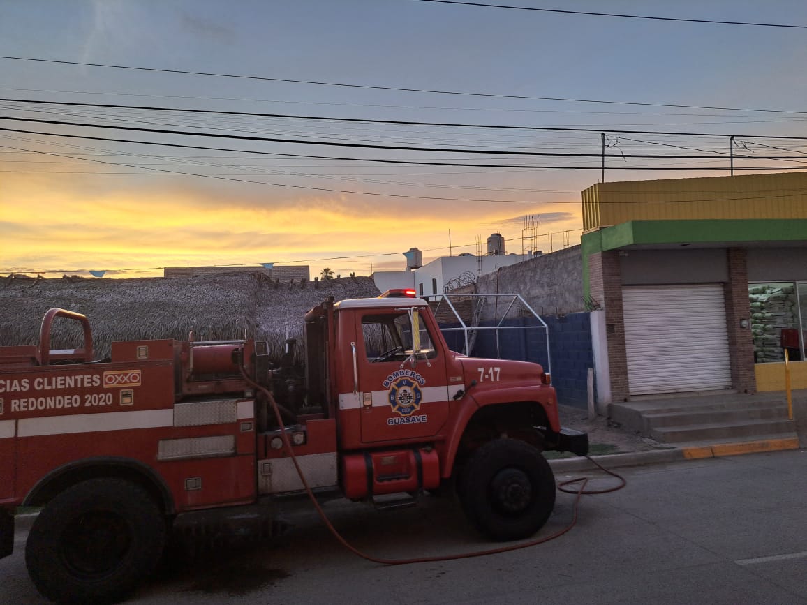 El incidente no pasó a mayores debido a que fue controlado por elementos del departamento de Bomberos