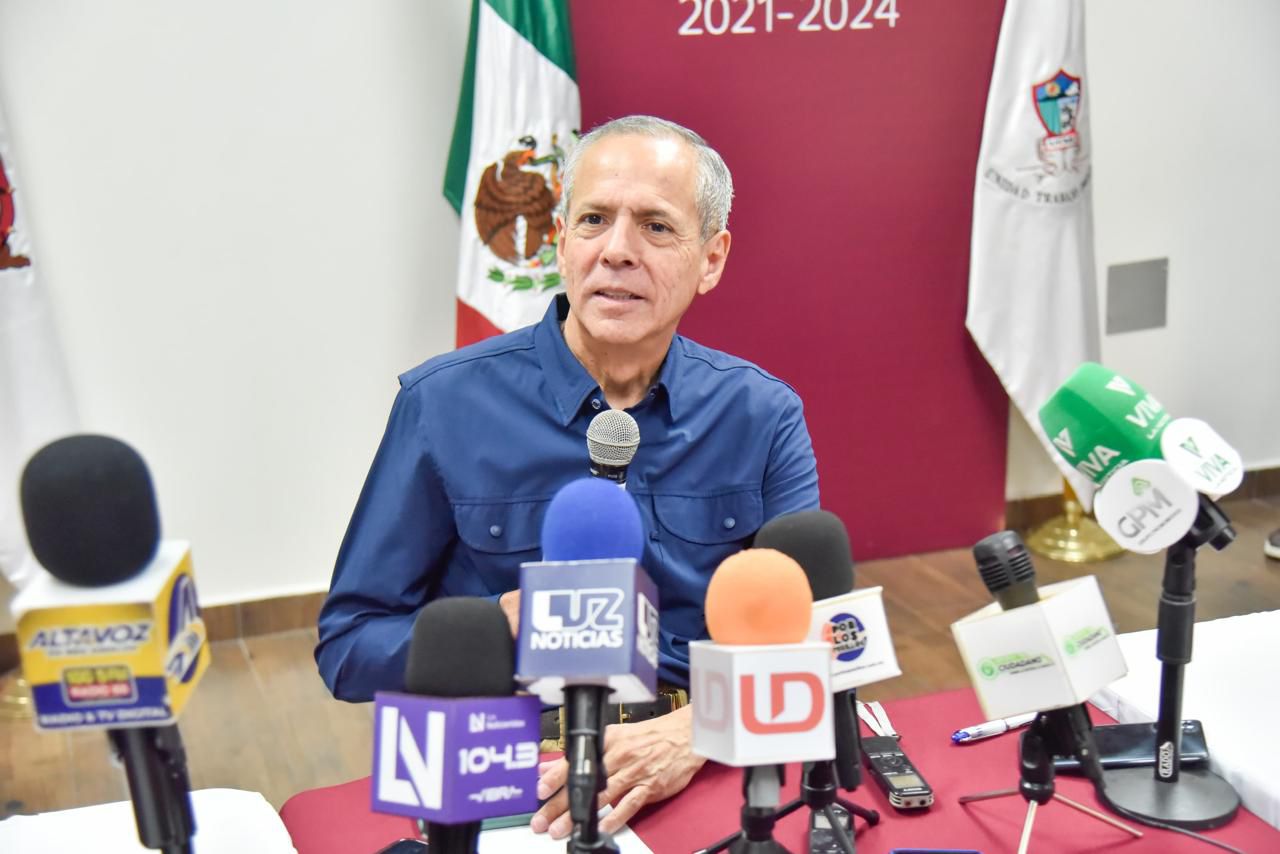 Gerardo Vargas Landeros, alcalde de Ahome quien dio a conocer que estará presente en la vista de Andrés Manuel López Obrador y Claudia Sheinbaum Pardo a Sinaloa.