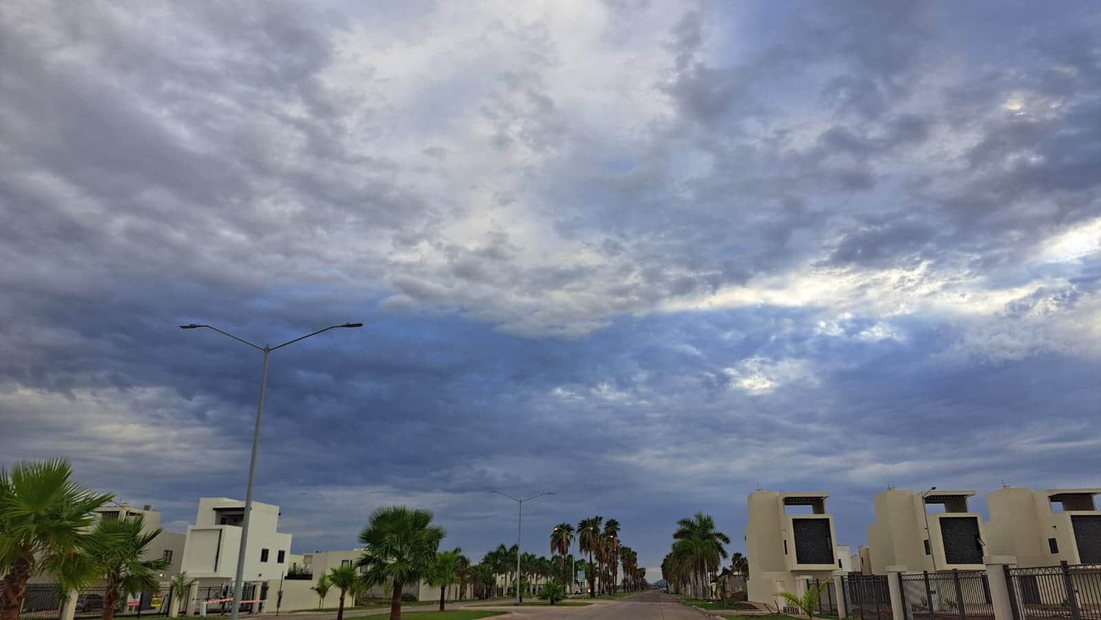 Cielo nublado en Sinaloa