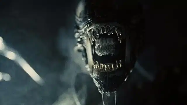 Xenomorfo en primer plano de 