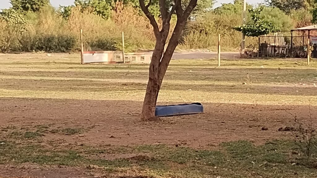 área verde de fraccionamiento de Los Mochis